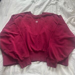 Adidas Originals Essentials Sweatshirt Burgendy Maroon